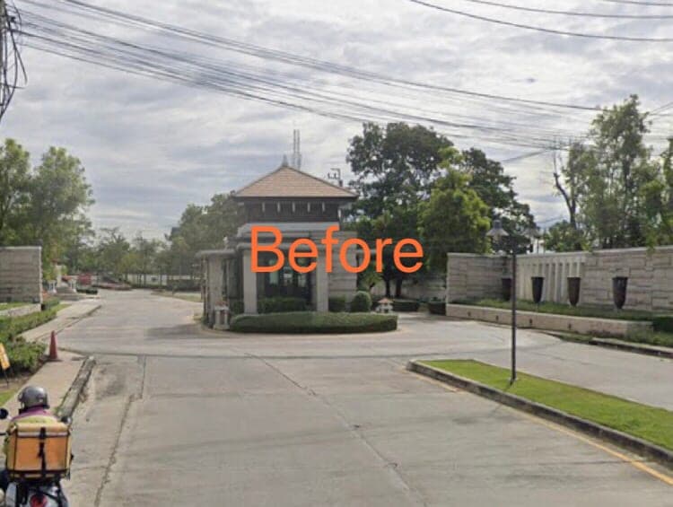 Nantawan Srinakarin Village Entrance Gate