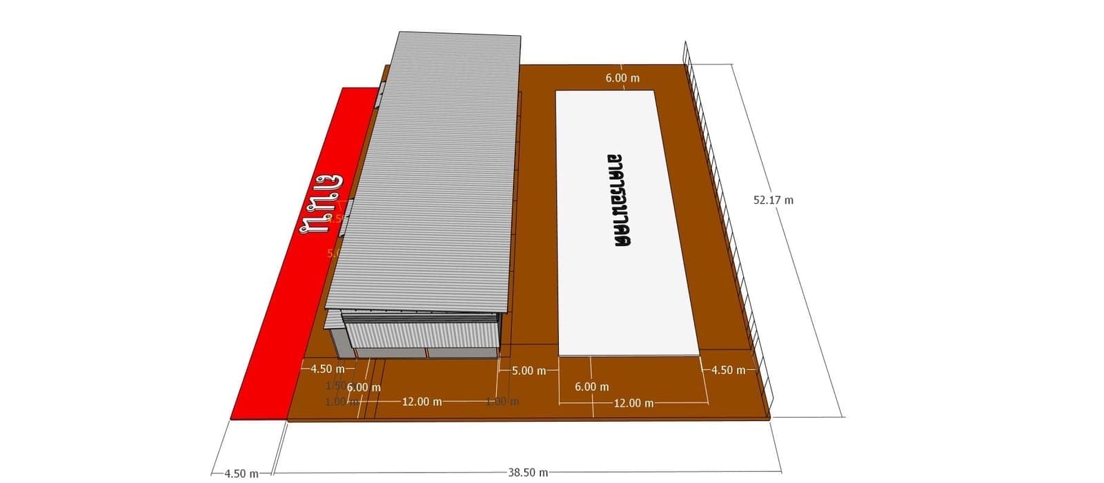 550 m² Warehouse — Royal Plus